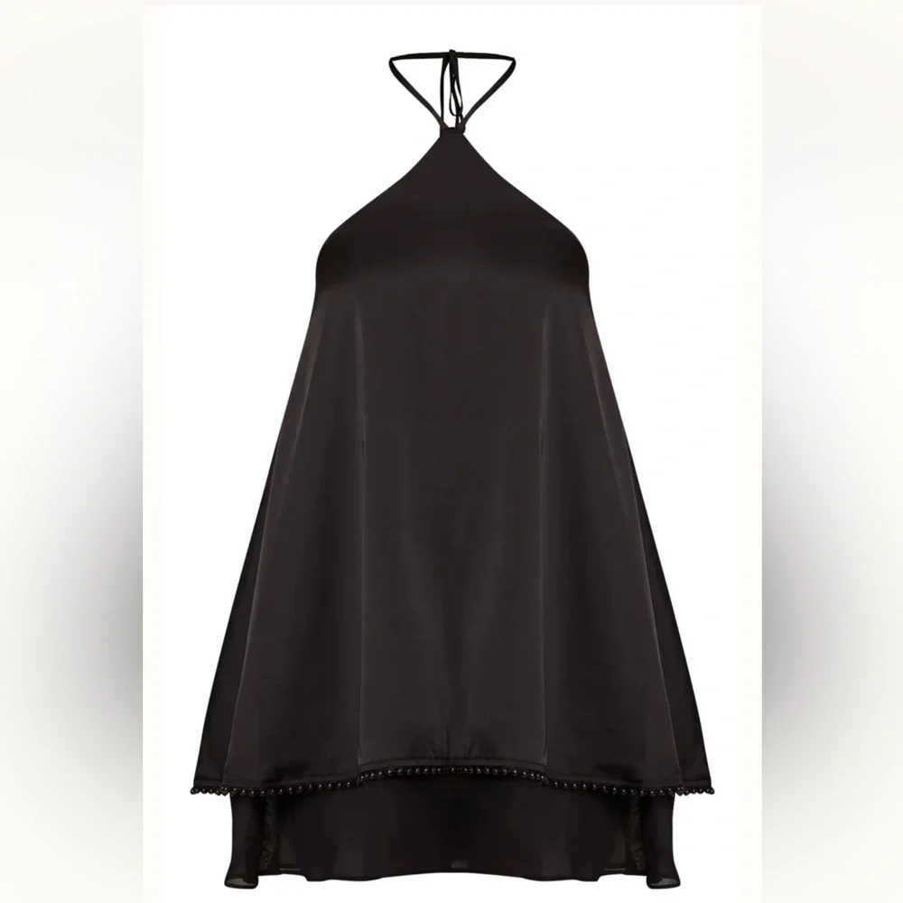 PrettyLittleThing Black Strapless Dress - Picture 5 of 5